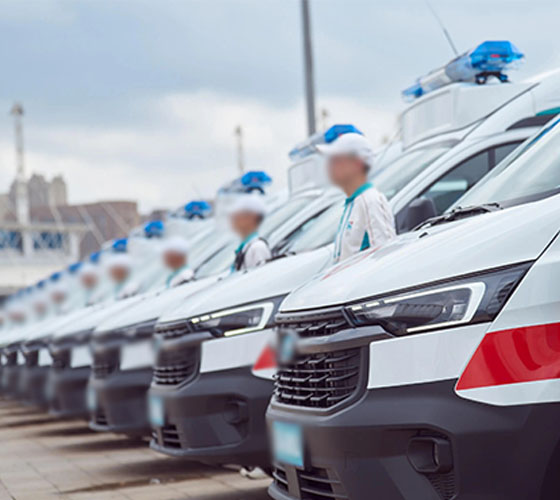 昭觉县服务车队展示